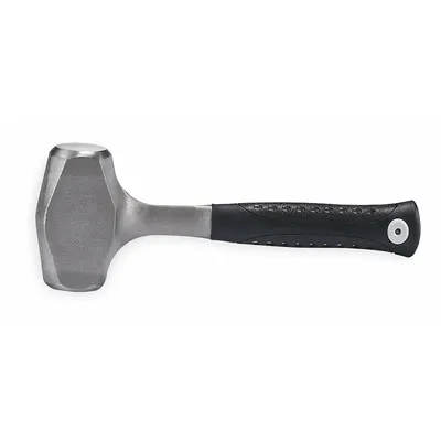 WESTWARD Steel Drilling Hammer: Steel Handle, 2 1/2 lb Head Wt, 11 in Overall Lg - Steel Drilling Hammers