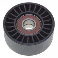 GATES Idler Pulley: Idler Pulley, 36094, Flat, Heavy Duty, 21/32 in Inside Dia, 3 1/16 in Pulley Dia
