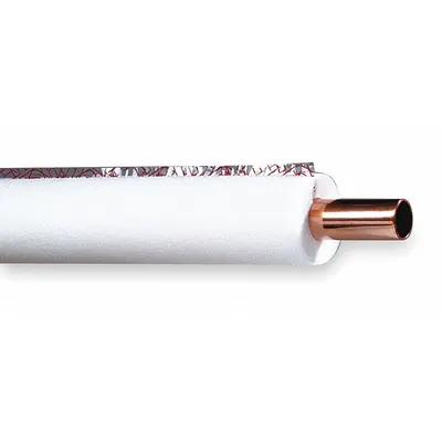 TUBOLIT Pipe Insulation: Polyethylene, Slit with Adhesive, 1/2 in Thick, 1 1/8 in ID - Polyethylene Straight Tube Insulation
