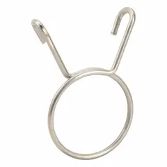 This hose clamp is a replacement part for HOSHIZAKI ice machines. It is used to secure water or drain hoses, helping to prevent leaks. Typical applications include commercial ice machines in foodservice and hospitality settings.