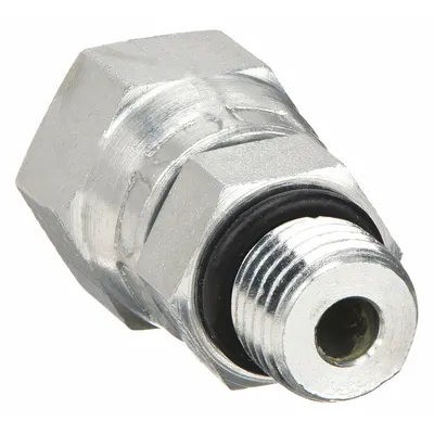 AEROQUIP Hydraulic Hose Adapter: 1 in x 1 in Fitting Size, Female x Male, NPSM x ORB - NPSM-to-ORB Steel Hydraulic Hose Adapters