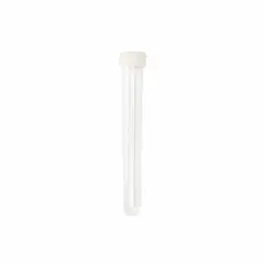 Polystyrene Culture Tube with Cap, 19 mL, Natural, Round Bottom