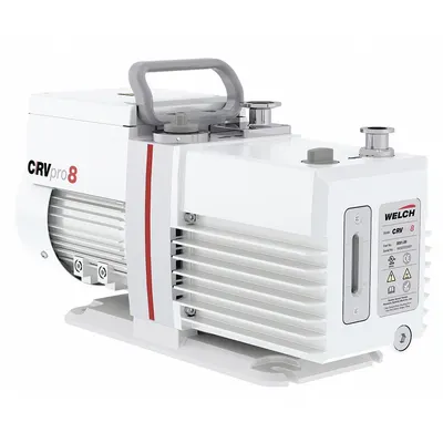 WELCH Vacuum Pump: 0.5 hp, 1 Phase, 115V AC, 5.6 cfm Free Air Displacement - Lubricated Rotary Vane Vacuum Pumps