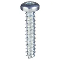 Thread Forming Screw: #0 Size, 3/16 in Lg, Steel, Zinc-Plated, Torx Plus®, Pan, 50 PK (MPN 460000)