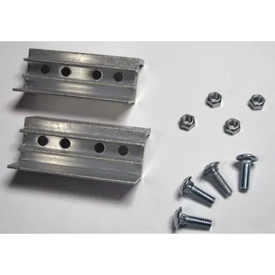MAGLINER Mounting Bracket: 2 1/2 in Overall Ht, 2 1/2 in H x 4 3/8 in W, 1 7/8 in Overall Lg - Hand Truck Nose Plates & Brackets