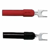 POMONA Spade Lug: 1 3/4 in Lg, 15 A Max Current Measurement, 5,000 V Max Volt Measurement, Spade Lug (MPN 3777A-02)