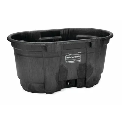 RUBBERMAID COMMERCIAL PRODUCTS Stock Tank: 100 gal, 53 in x 31 in x 25 in - Stock Tanks