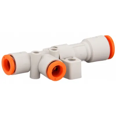 SMC Vacuum Ejector: 24 lpm, 1/4 in Tube, 1/4 in Tube, 87 psi Max Supply Pressure - SMC ZH Series Body Ported Vacuum Generators