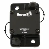 Automotive Circuit Breaker: CB, 42V DC, 60 A at 42V DC, Stud (MPN CB60)