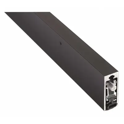 NATIONAL GUARD Automatic Door Bottom: Looped Insert, Aluminum, 36 in Lg - Automatic Door Bottoms