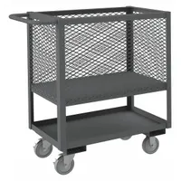 APPROVED VENDOR Raised-Platform Box Truck: 1,200 lb, 38 1/2 in L x 18 1/2 in W x 40 1/8 in H, Flat (MPN 4SLT-EX1832-1.2K-95)