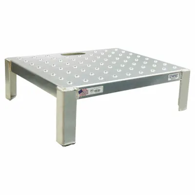 NEW AGE INDUSTRIAL Work Platform: 8 in Platform Ht - Max, 24 in Platform Wd, 20 in Platform Dp - Single-Step Work Platforms