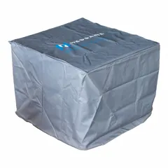 Canvas cover designed for mounted evaporative coolers, compatible with model W6100. Protects the unit from dust, debris, and weather when not in use. Suitable for residential or commercial cooling systems.