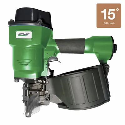 SPEEDAIRE Air Nail Gun: Framing, 15°, Wire, NPT, Sequential, Coil Collation - Air-Powered Framing Nailers