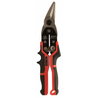DEWALT Aviation Snip: Left, 10 in Overall Lg, 1 1/2 in Cutting Lg, Steel, Multi-Component - Aviation Snips