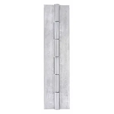 MARLBORO Piano Hinge: Aluminum, 60 in Leaf Ht - Full Surface-Mount Piano Hinges