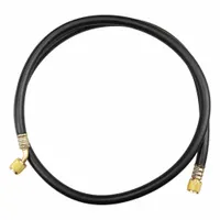 TESTO Hose: 5 ft Lg, 45° Angle, Black, Rubber, Single Hose (MPN 0554 2117)