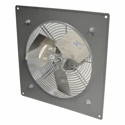 CANARM Exhaust Fan: Direct Drive, 16 in Blade, 1/3 hp, 2,570 cfm, 115V AC, 1 ph - Standard Direct-Drive Panel Exhaust Fans