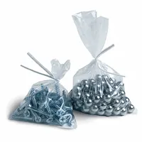 Light-duty open-ended bag made from linear low-density polyethylene (LLDPE) with a thickness of 2.75 mil. Clear color allows visibility of contents. Suitable for packaging, storage, and covering applications where a thin barrier against dust and moisture is needed. Supplied in a case pack of 500