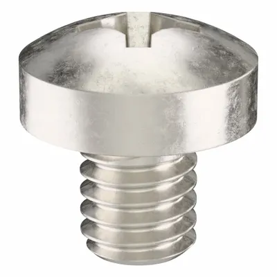 USA INDUSTRIALS Machine Screw: M2.5x0.45 Thread Size, 3 mm Lg, 18-8, Stainless Steel, Plain - Pan Head Machine Screws
