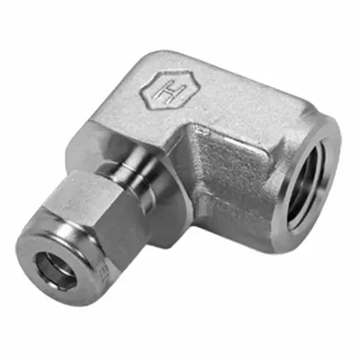 HAM-LET Compression Fitting Adapter: 5/8 in OD x 1/2 in Pipe Fitting Size - Double-Ferrule Stainless Steel Fittings