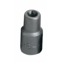 SK PROFESSIONAL TOOLS Socket: 1/4 in Drive Size, E8 Socket Size, External Torx, Std, Chrome (MPN 42608)