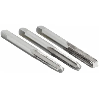 WIDIA GTD Tap Kit: 1/4"-28 UNF, 2B, 4 Flute - Three-Piece Hand Tap Sets