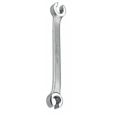 PROTO Flare Nut Wrench: Alloy Steel, Satin, 1/2 in_9/16 in Head Size, 7 1/2 in Overall Lg - SAE, Double End, Standard-Head, 12-Point Flare Nut Wrenches
