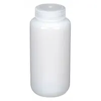 APPROVED VENDOR Sampling Bottle: HDPE, 1 L, 32 fl oz, Closure Included, Natural, 63-400 mm, Unlined (MPN 3UUL3)