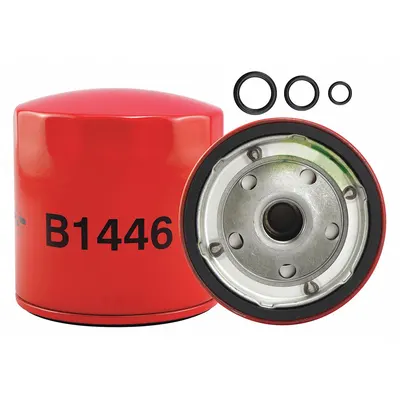 BALDWIN FILTERS Oil Filter: B1446, M20-1.50 Thread Size, 3 7/8 in Overall Ht - Spin-On Oil Filters