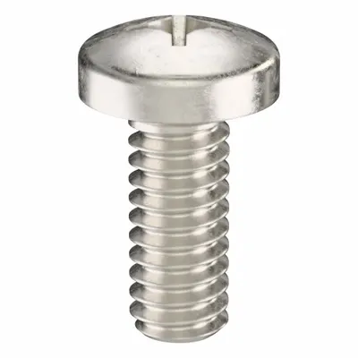 USA INDUSTRIALS Machine Screw: 1/4"-20 Thread Size, 5/8 in Lg, 316, Stainless Steel, Plain - Pan Head Machine Screws