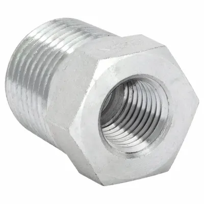 AEROQUIP Hydraulic Hose Adapter: 1 in x 1/2 in Fitting Size, Male x Female, NPTF x NPTF - NPTF-to-NPTF Steel Hydraulic Hose Adapters