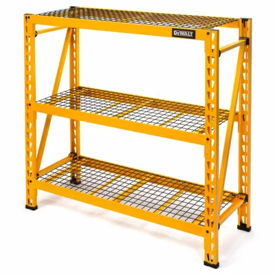 DEWALT Bulk Storage Rack: Standalone, Light-Duty, 49 5/8 in x 18 in x 47 5/8 in - Light-Duty Lock-Beam Wire Decking Bulk Racks