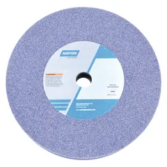NORTON Straight Grinding Wheel, Type 1, with dimensions 14" x 1 1/2" x 5" and specification 32A46-IVBE. Wheel hardness rated I. Designed for moderate-to-heavy grinding of tool steels, suitable for shaping, deburring, and sharpening hardened steel tools and components in metalworking and fabrication applications.