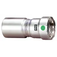 VIEGA MEGAPRESS Crimp Fitting: 1 1/2 in Pipe x 1 in Pipe Size, FTG x Press-fit, EPDM (MPN 90375)