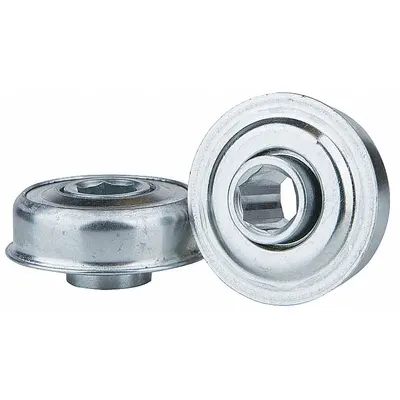 UNITED Sealed General Purpose Conveyor Roller Bearing: 7/16 in For Axle Size, 1.5 in Bearing OD - Sealed General Purpose Conveyor Roller Bearings for Harsh Environments