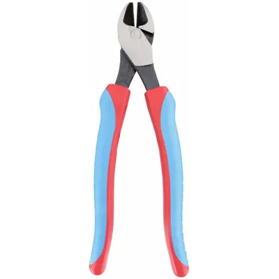 CHANNELLOCK High Leverage Diagonal Cutting Plier: Flush, Straight, Oval, 3/4 in Jaw Lg - Flush-Cut Diagonal-Cutting Pliers