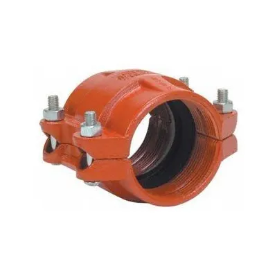 GRUVLOK Clamp Coupling: Rigid Bolted Clamp, 12 in x 12 in, Ductile Iron, EPDM Seal - Grooved Pipe Couplings