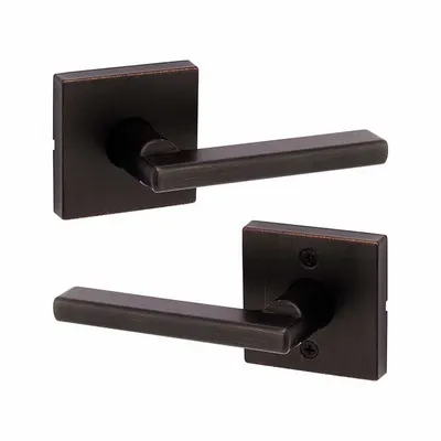 KWIKSET Door Lever Lockset: Passage Lever Locksets/Storeroom Lever Locksets, Bronze