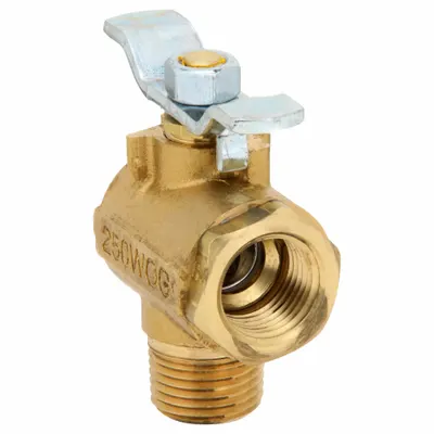 OEM Manual Two-Way Ball Valve: 1/2 in - Panel Mount Brass Ball Valves