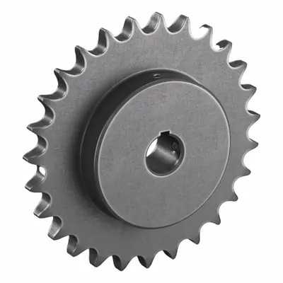 TRITAN Roller Chain Sprocket: 60, For 3/4 in Chain Pitch, 1 in Bore Dia, 27 Teeth - Size 60 Fixed-Bore Roller Chain Sprockets