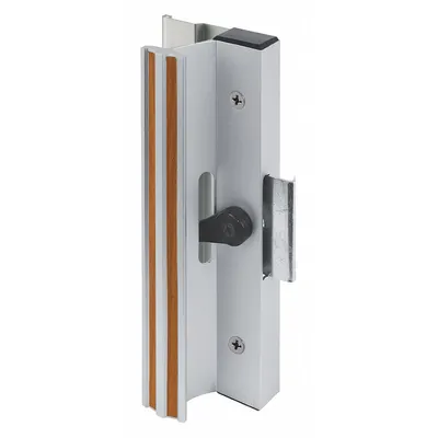 PRIME-LINE Sliding Door Lock: 2 in Lg, 3/4 in Wd - Recessed Handles for Sliding Doors