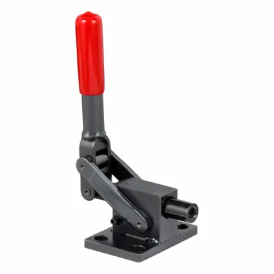 DE-STA-CO Straight Line Clamp: Flange Base Mounting, Std Horizontal Handle, 1.15 in Arm Lg - Standard Straight-Line Toggle Clamps