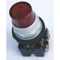 EATON Pilot Light: 30 mm Panel Mounting Size, Red, LED, 24 V AC/DC Max Volt Rating (Supply) (MPN HT8GTRF3)