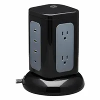 TRIPP LITE Outlet Strip: 6 Outlets, 8 ft Cord Lg, 1,800 J Rated Energy, 6 A Current, UL 1363/UL 1449 (MPN TLP606UCTOWER)