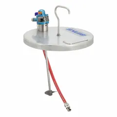 This BINKS paint mixer is powered by a 1/4 hp motor and designed for use with 5-gallon containers. It includes a 5-gallon pail cover and features a stainless steel shaft. Typical applications include blending and agitating paints, coatings, and finishes in industrial painting, automotive refinishing, and maintenance shops.
