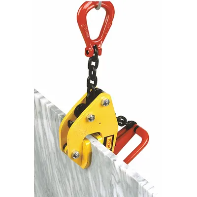 TRACTEL Nonmarring Plate Clamp: Nonmarring Plate Clamp, 1,102 lb Working Load Limit - Nonmarring Plate-Lifting Clamps