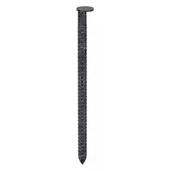BOSTITCH S8DR-FH collated framing nails are 2 3/8" long with a flat ring shank and diamond point. They are designed for use in pneumatic nailers for wood framing, sheathing, and decking applications. Supplied in a 2,000-count pack.