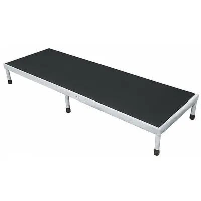 COTTERMAN Work Platform: 8 in Platform Ht - Max, 24 in Platform Wd, 72 in Platform Dp - Cushioned Adjustable-Height Single-Step Platforms