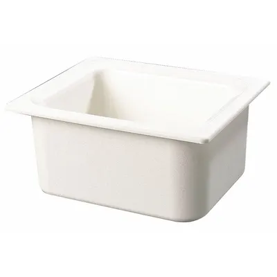 CARLISLE Food Pan: Half Size, Rectangular, 6 qt Capacity, NSF Certified - Steam Table Pans